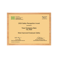 SAFETY - Most Improved Employee Safety