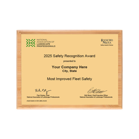 SAFETY - Most Improved Fleet Safety